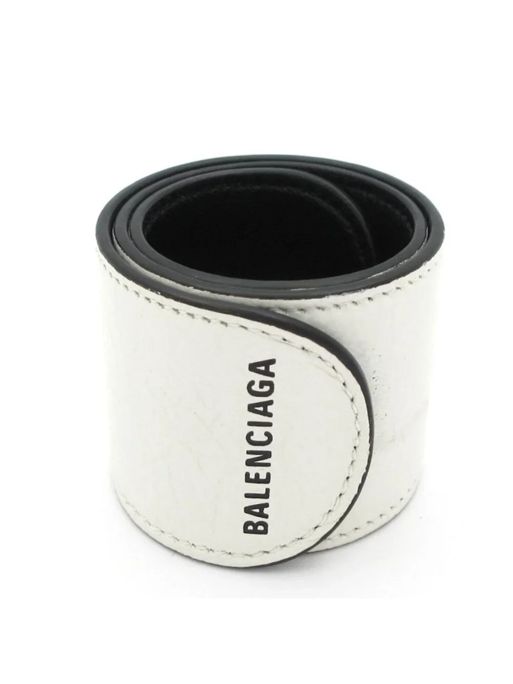 Balenciaga Bracelet Cycle Leather White